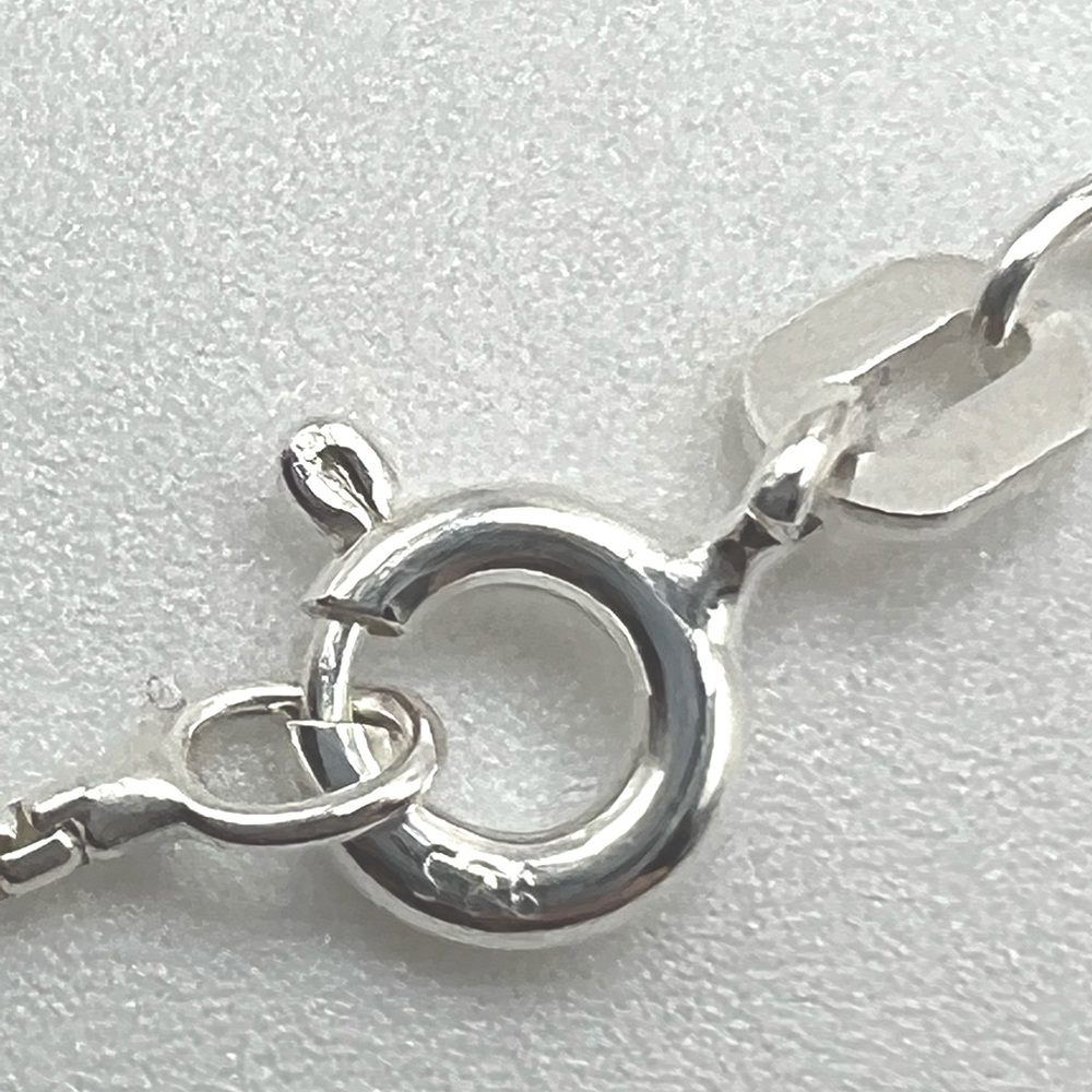 .925 Sterling Silver Heart Wreath Necklace with Cz Accents - Picture 13 of 15